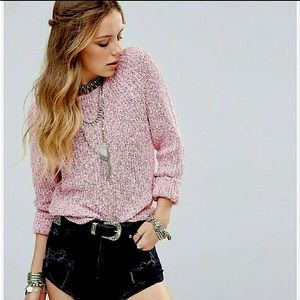 Free People Electric City Pullover Sweater